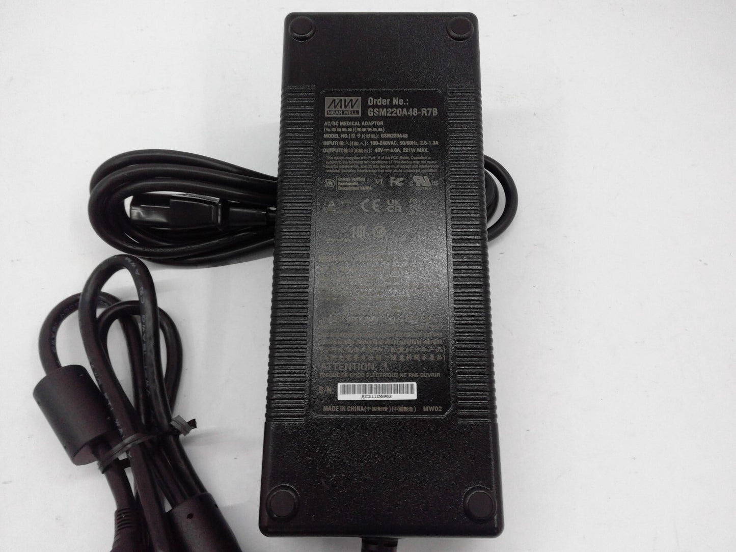 Meanwell GSM220A48-R7B GSM220A48 48V 221W 4-Pin Medical Power Supply