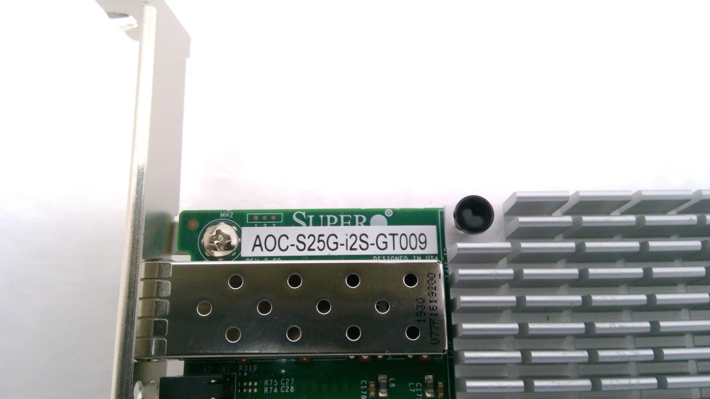 Supermicro AOC-S25G-i2S-GT009 25GbE Dual-Port SFP28 PCIe Net Card XXV710