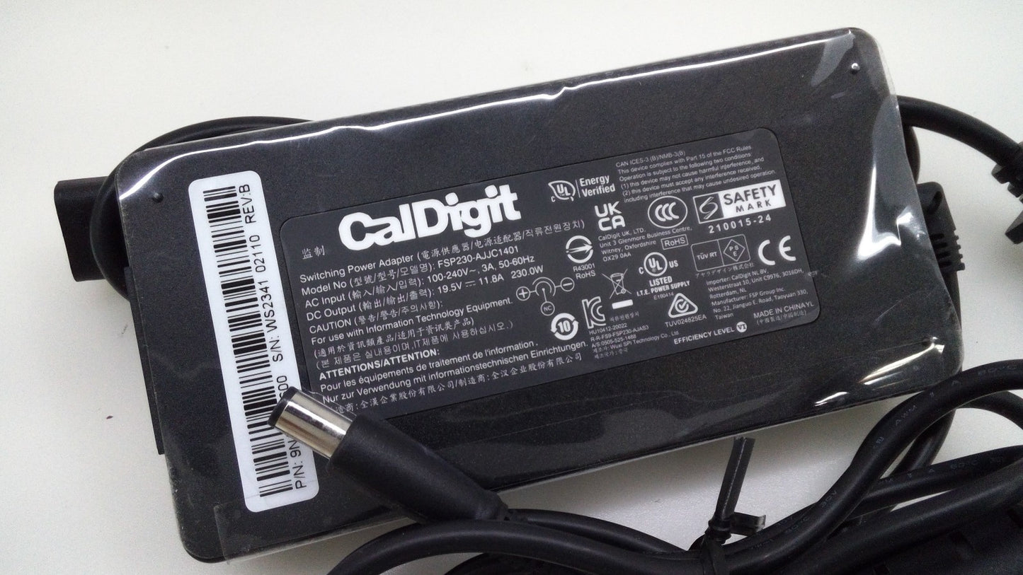 Genuine Caldigit FSP230-AJJC1401 Switching Power Adapter 19.5V 11.8A 7.4*5.0mm