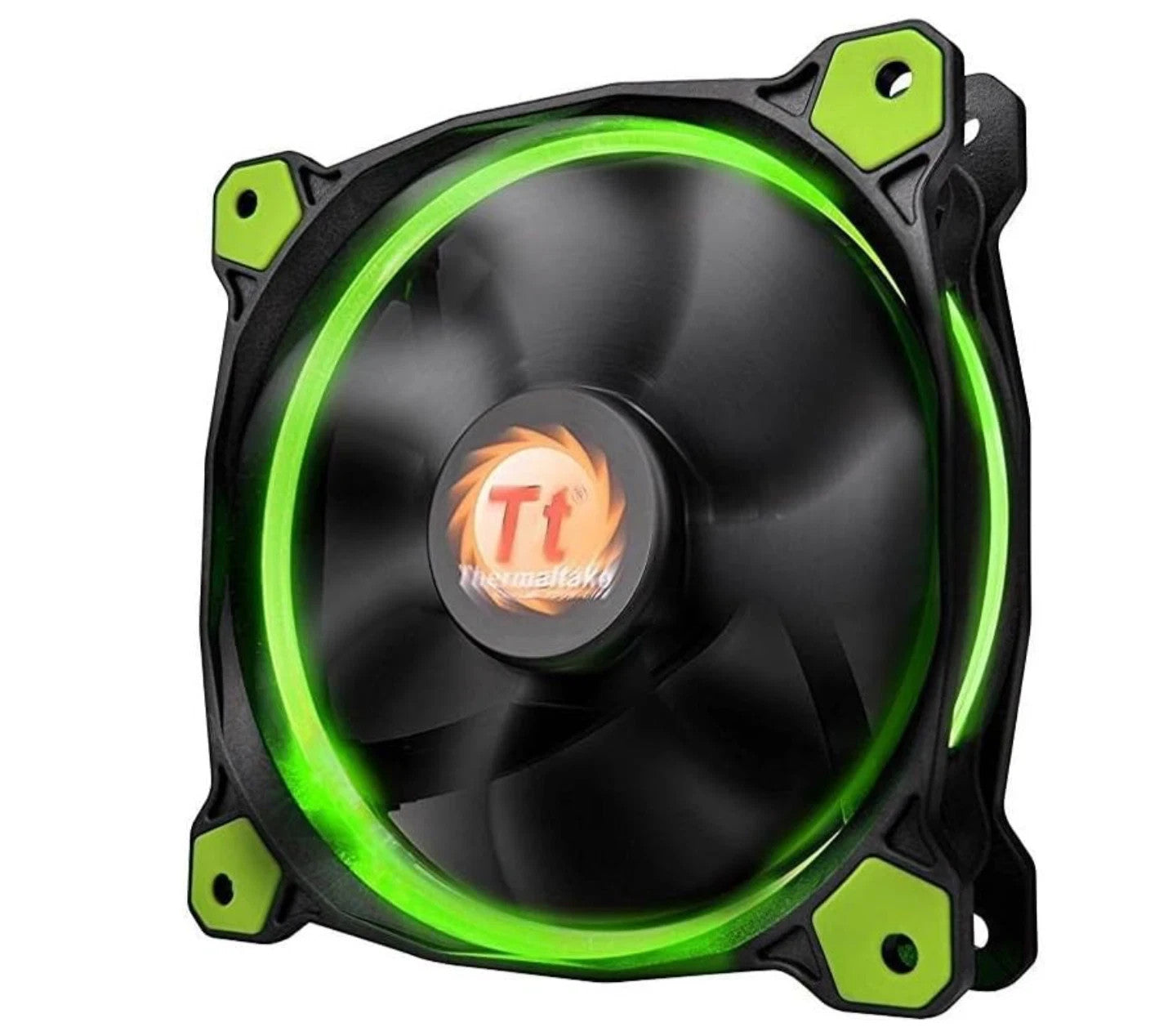 ThermalTake Riing 14 LED Green Case Fans 140X140X25 LED LNC, CL-F039-PL14GR-A