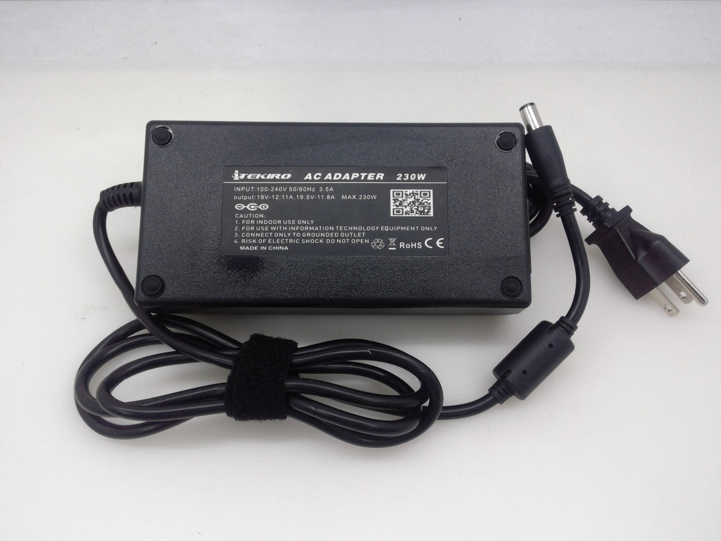 iTEKIRO Laptop AC Adapter 230W Power supply  Output  19.5V  11.8A  Tip 7.4*5.0mm