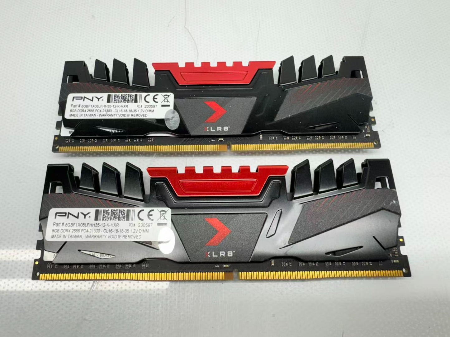 PNY XLR8 16GB ( 8GB x2 ) DDR4 Dram 2666MHz PC4-21300 Desktop memory