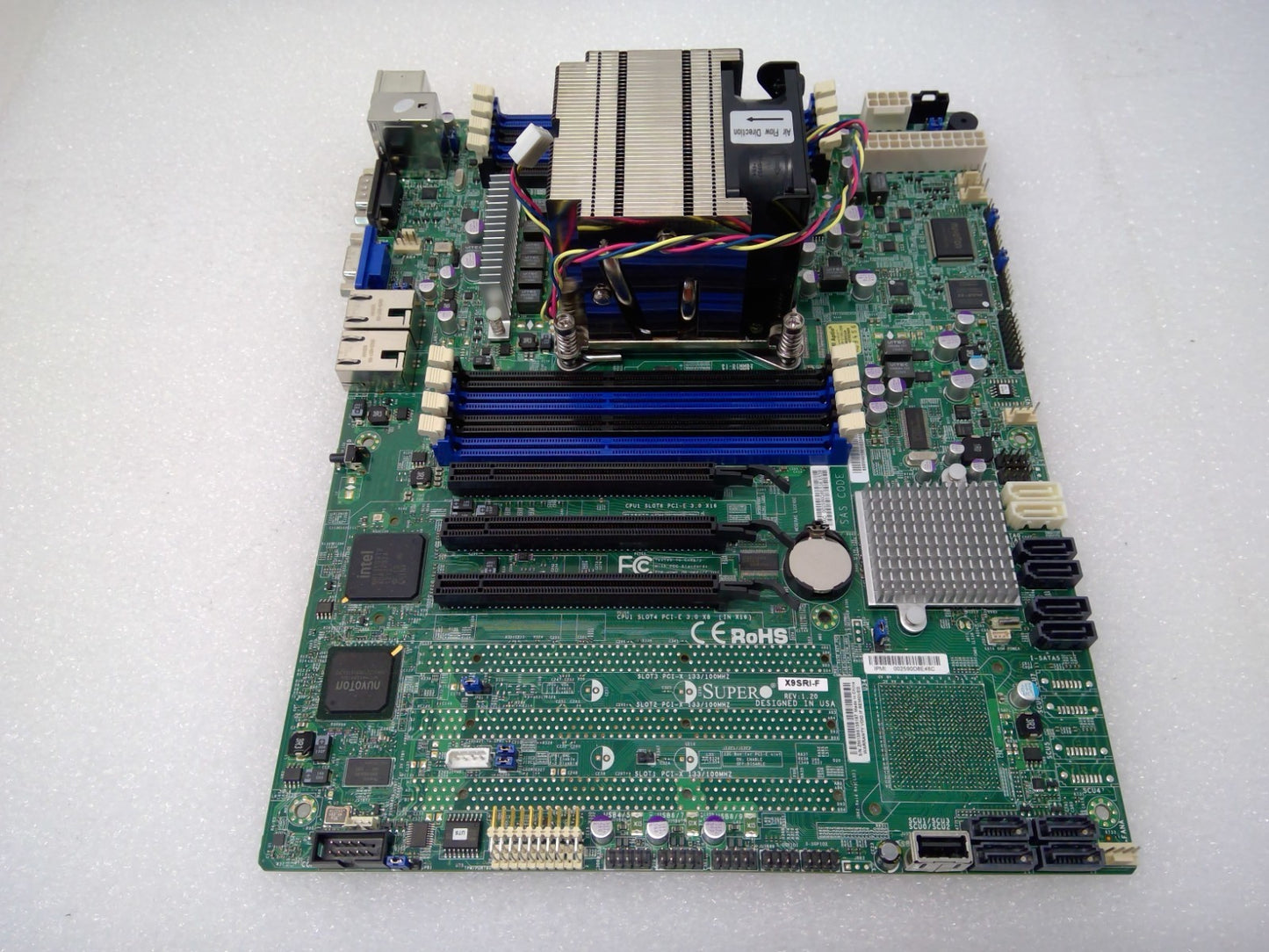 Supermicro X9SRI-F Intel LGA 2011 DDR3 Motherboard W/Headsink&Xeon E5-1620v2