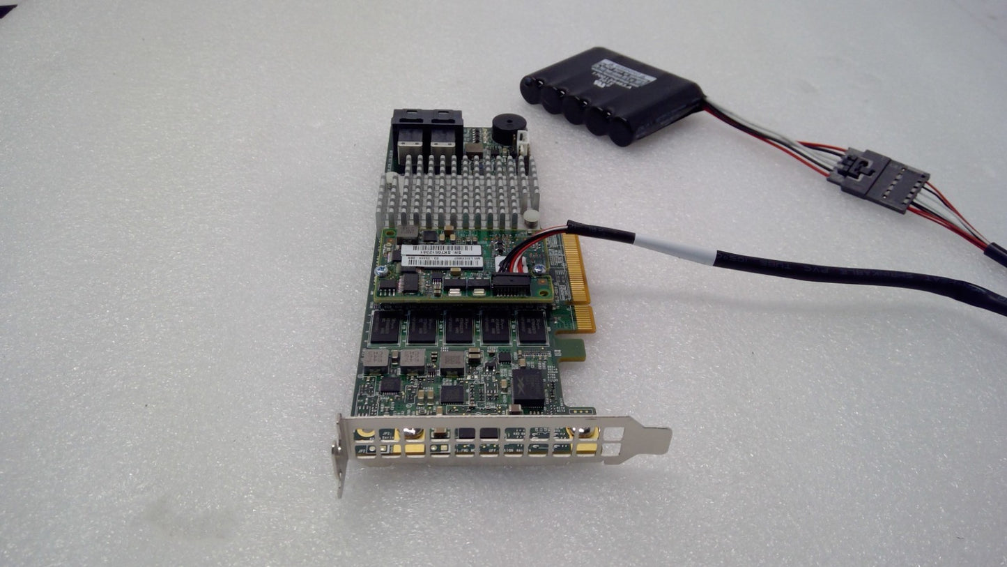 Supermicro AOC-S3108L-H8IR 8 Port 12Gbp PCI-e Raid Card w/Battery