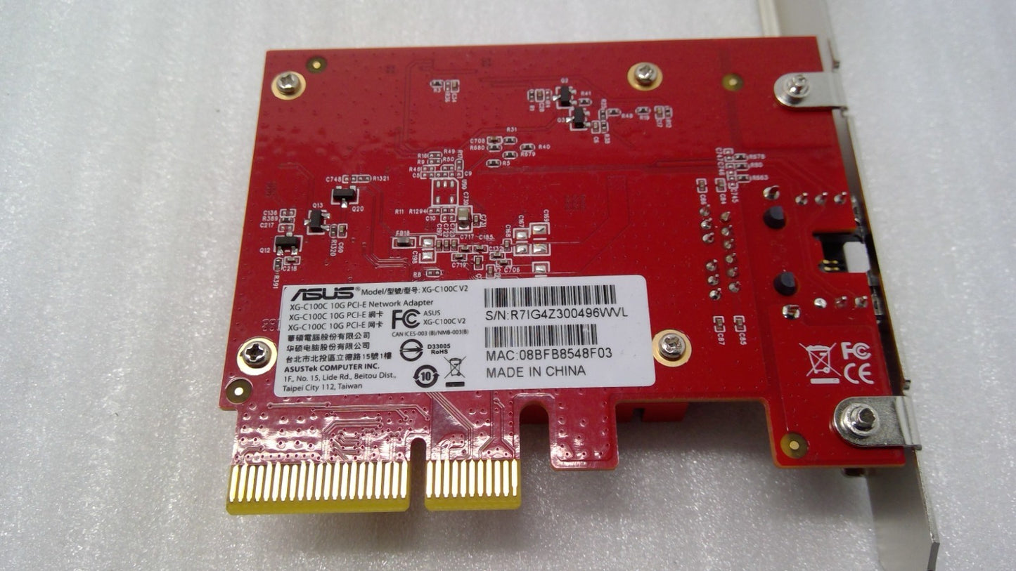 ASUS XG-C100C V2  10G Gigabyte Network Adapter PCI-e