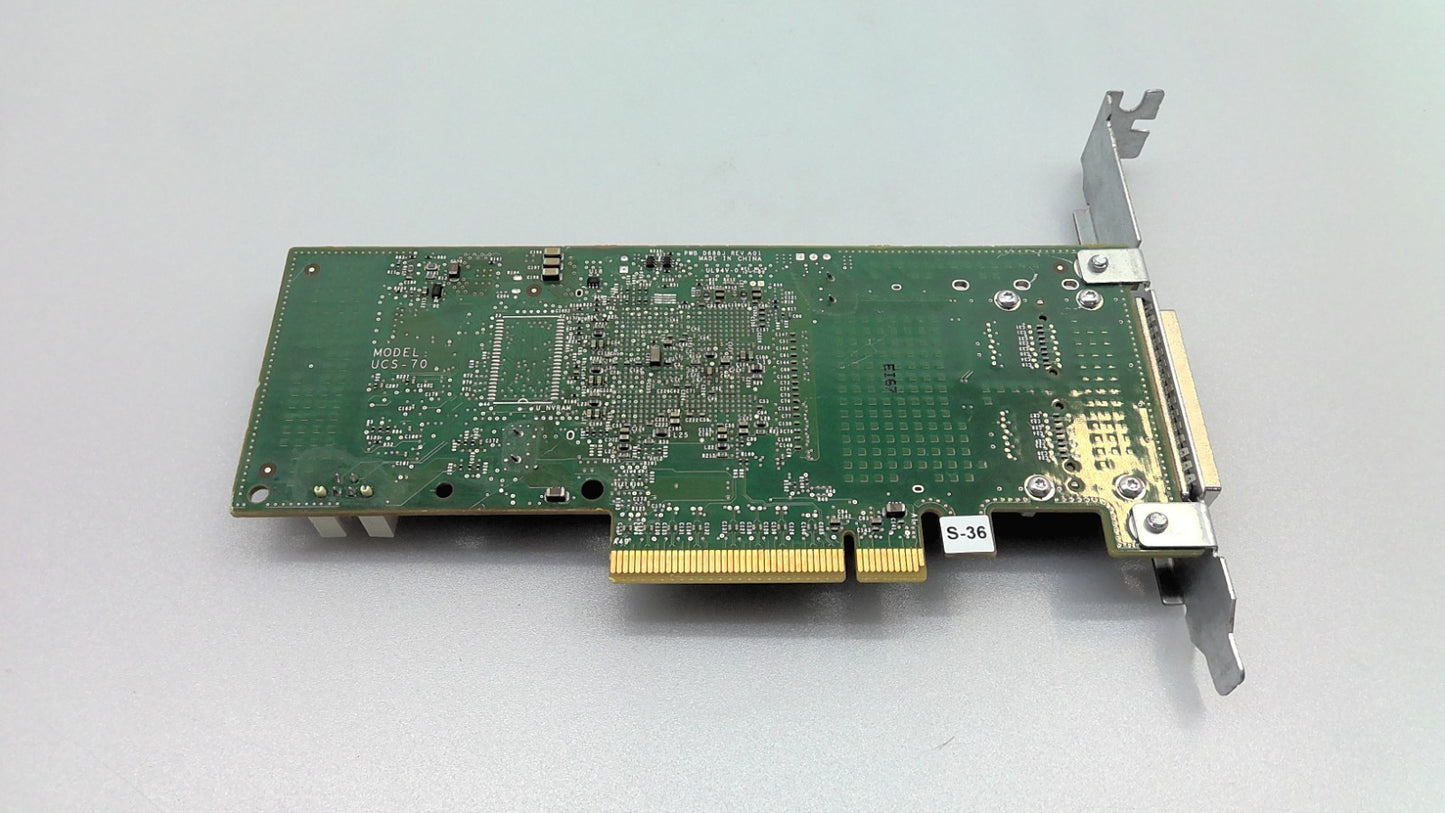 Dell 12DNW 012DNW PERC H200E SAS 6G DUAL PCI-E HBA Controller Card Full Height