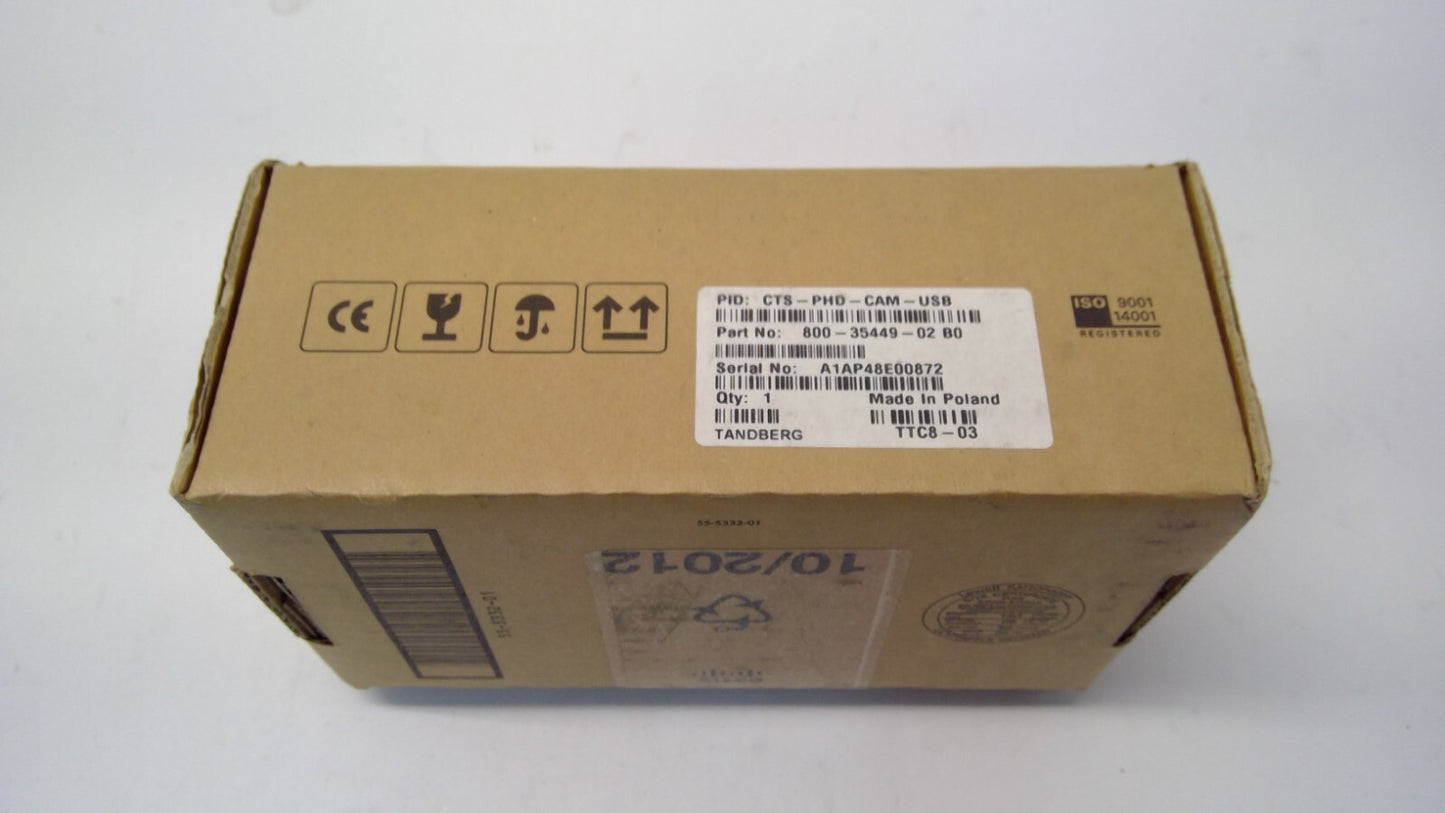 Cisco TelePresence PrecisionHD CTS-PHD-CAM-USB 800-35449-02 Open Box