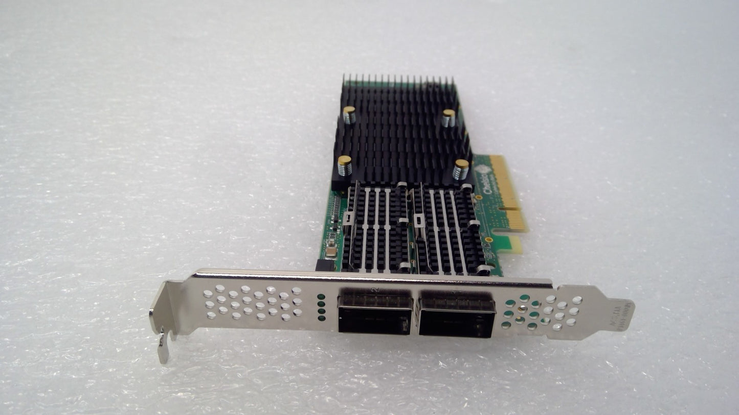 Chelsio 110-1187-50 CR Dual Port 40GbE QSFPHBA Unified Adapter FAB:100-1164-01