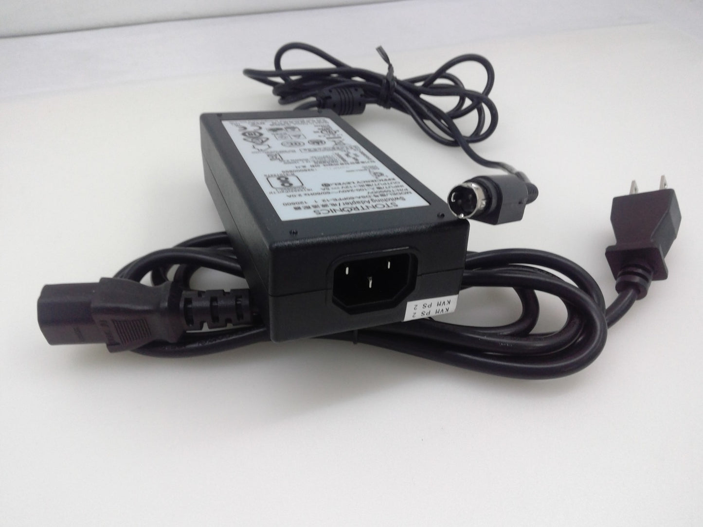 Stontronics DSA-60PFE-12 Power Supply 12.V 5A 3 PIN W power Cord