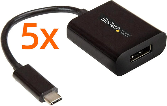 Lot of 5 StarTech.com USB-C to DisplayPort Cable 4K 60Hz/8K 30HZ CDP2DP