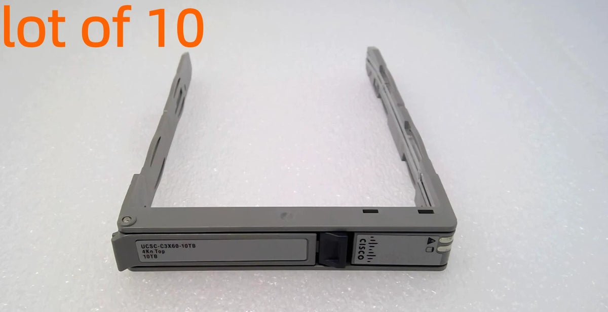 Lot of 10 Cisco UCS C3160 C3260 3.5 LFF HDD Tray Caddy Bracket 800-45806-01