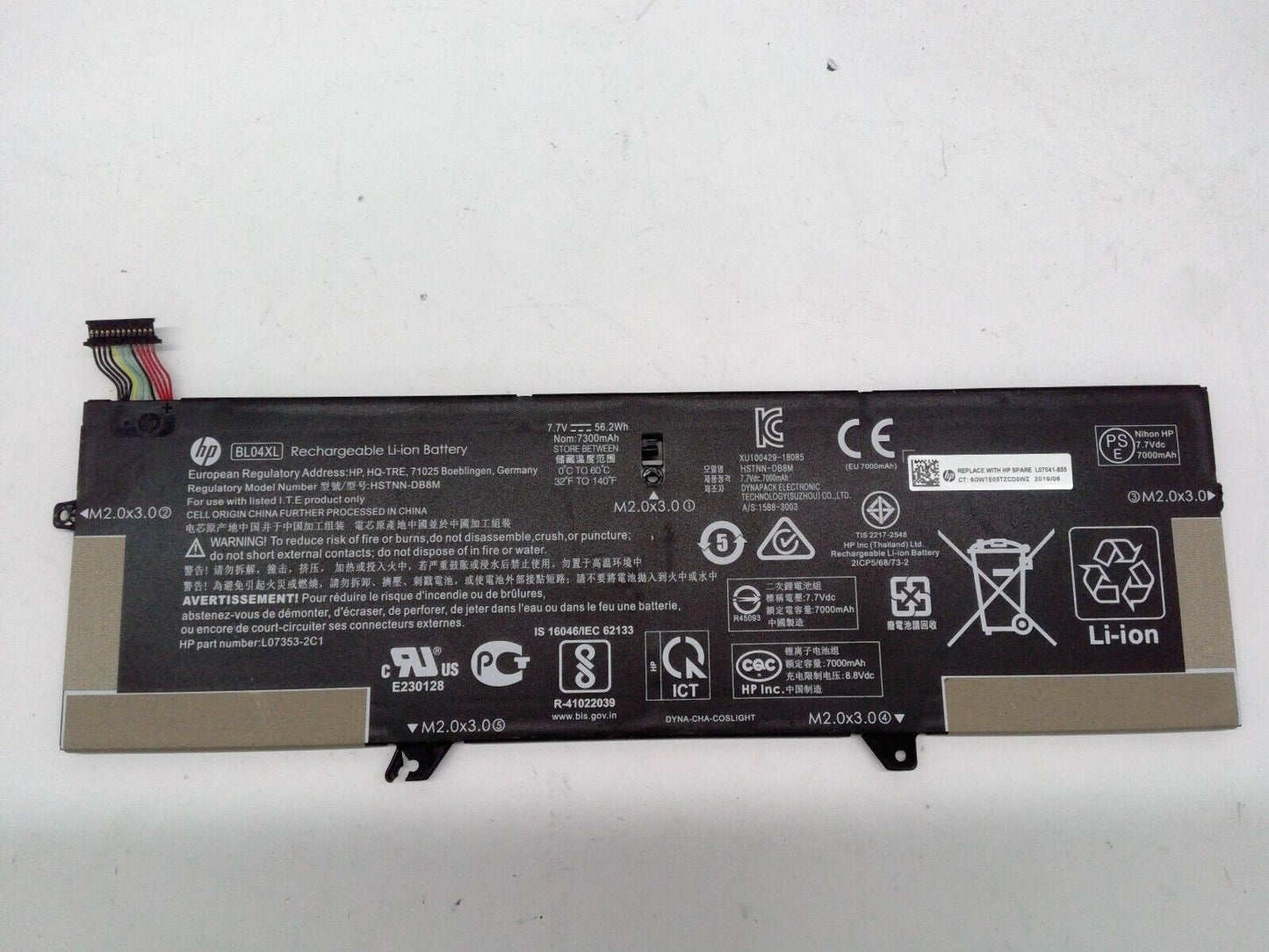 Genuine HP BL04XL Laptop Battery For HP EliteBook X360 1040 G5 G6 HSTNN-DB8M