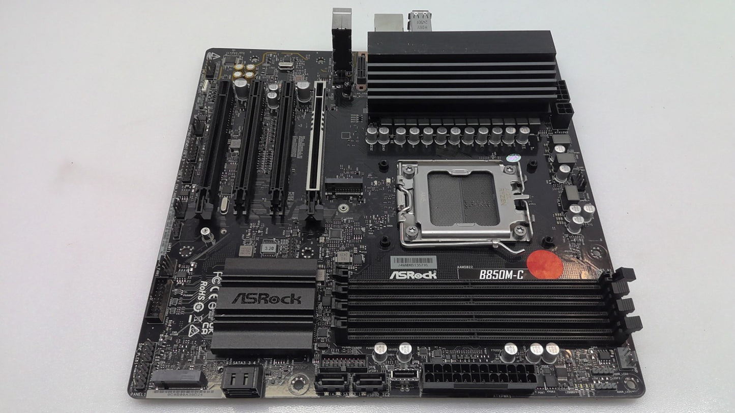 Lot of 3 *Parts* ASRock B850M-C MicroATX  AM5 Motherboard No WIFI Not Work