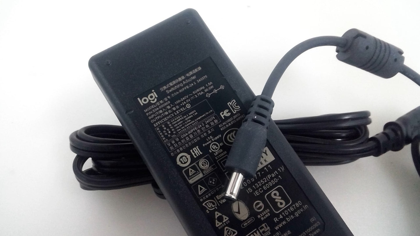 NEW GENUINE LOGITECH RALLY CAMERA SWITCH HUB DSA-90PFE 24 2 240375 24V 3.75A 90W