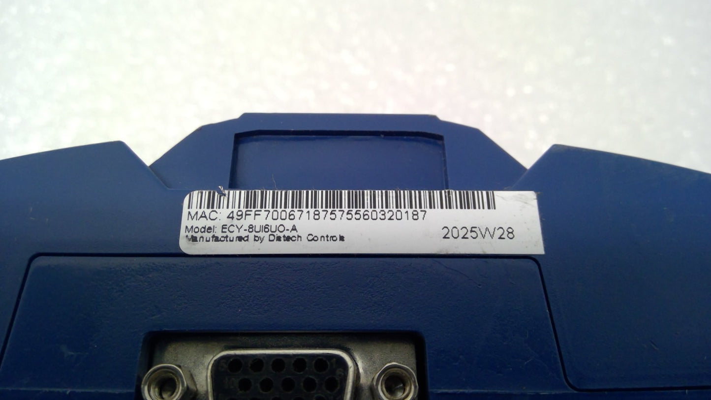 Distech Controls ECY-8UI6UO I/O Extension Module Eclypse 8 Input 6 Output *Read*