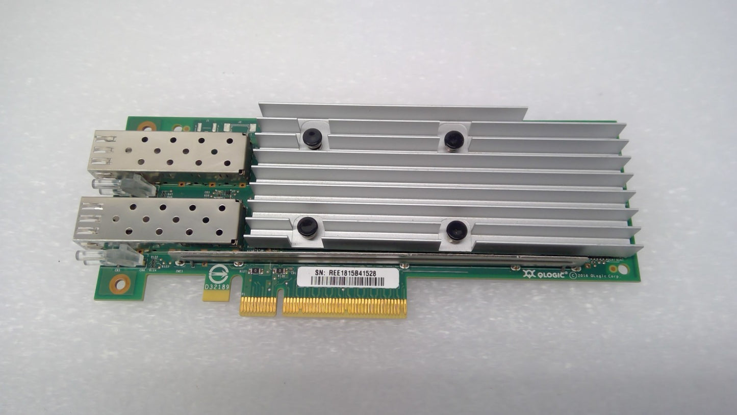 QLOGIC QL41212HLCU DUAL PORT SFP28 NIC PCIe 25/10GbE PCIE NETWORK CARD AH2010406