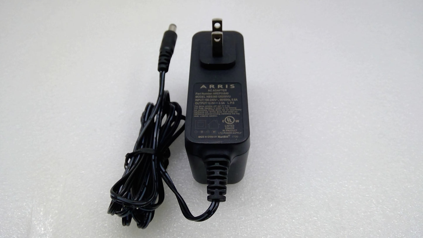 Genuine ARRIS NBS36E120250VU AREP05649 12V 2.5A 30W AC Power Adapter
