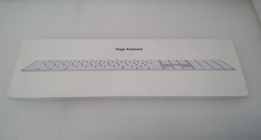 Open Box Apple A1843 Magic Keyboard with Numeric Keypad Silver MQ052LL/A