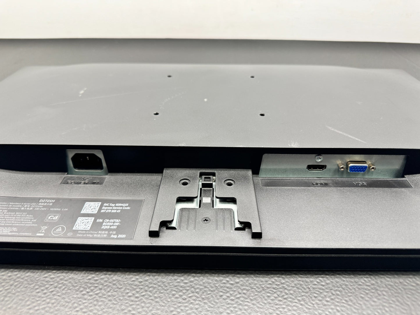DELL D2721H 27inch FHD MONITOR HDMI VGA- No Stand Tested