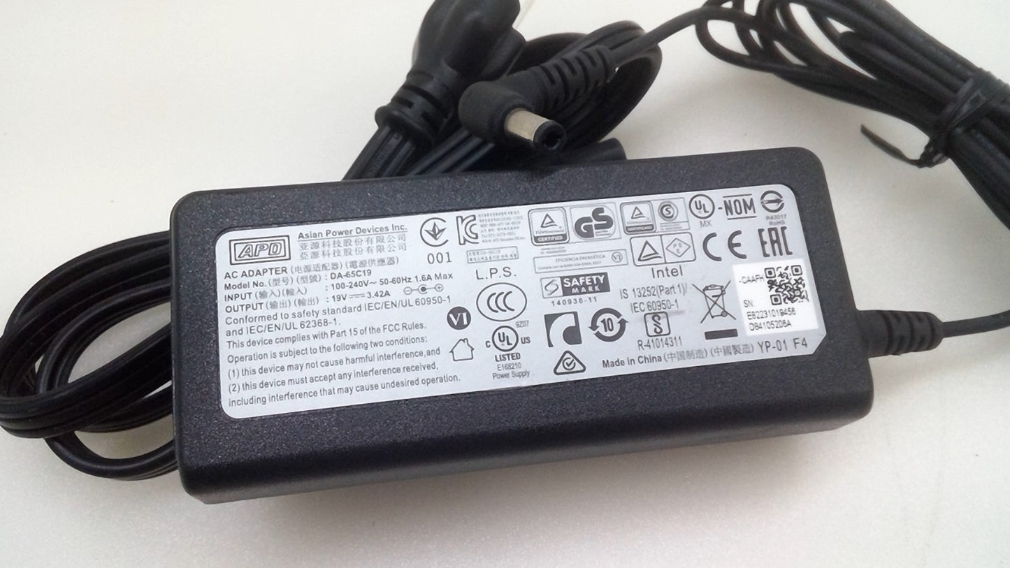 OEM APD 19V 3.42A 65W AC Adapter for MSI Optix MAG274QRF-QD DA-65C19 Monitor