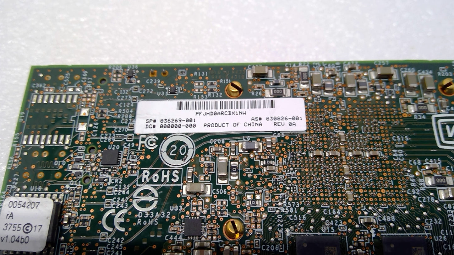 HPE P408i-p SR Gen10 12G SAS PCIe RAID Controller 836269-001 830826-001