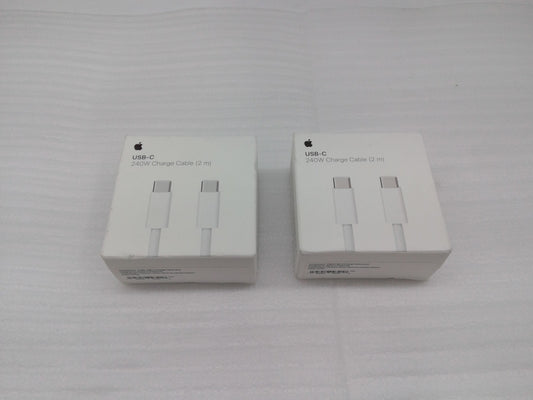 Lot of 2  New  Apple 240W USB-C Braided Charge Cable 2m MU2G3AM/A A2794 Sealed