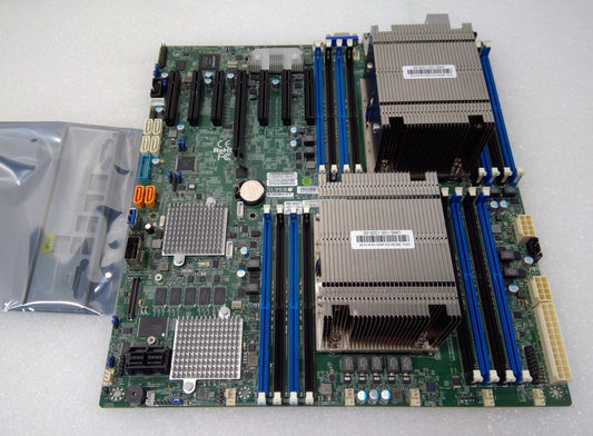 Supermicro X10DRH-CT Intel LGA2011 ATX Motherboard W/Headsink &2 Xeon E5-2640 V4