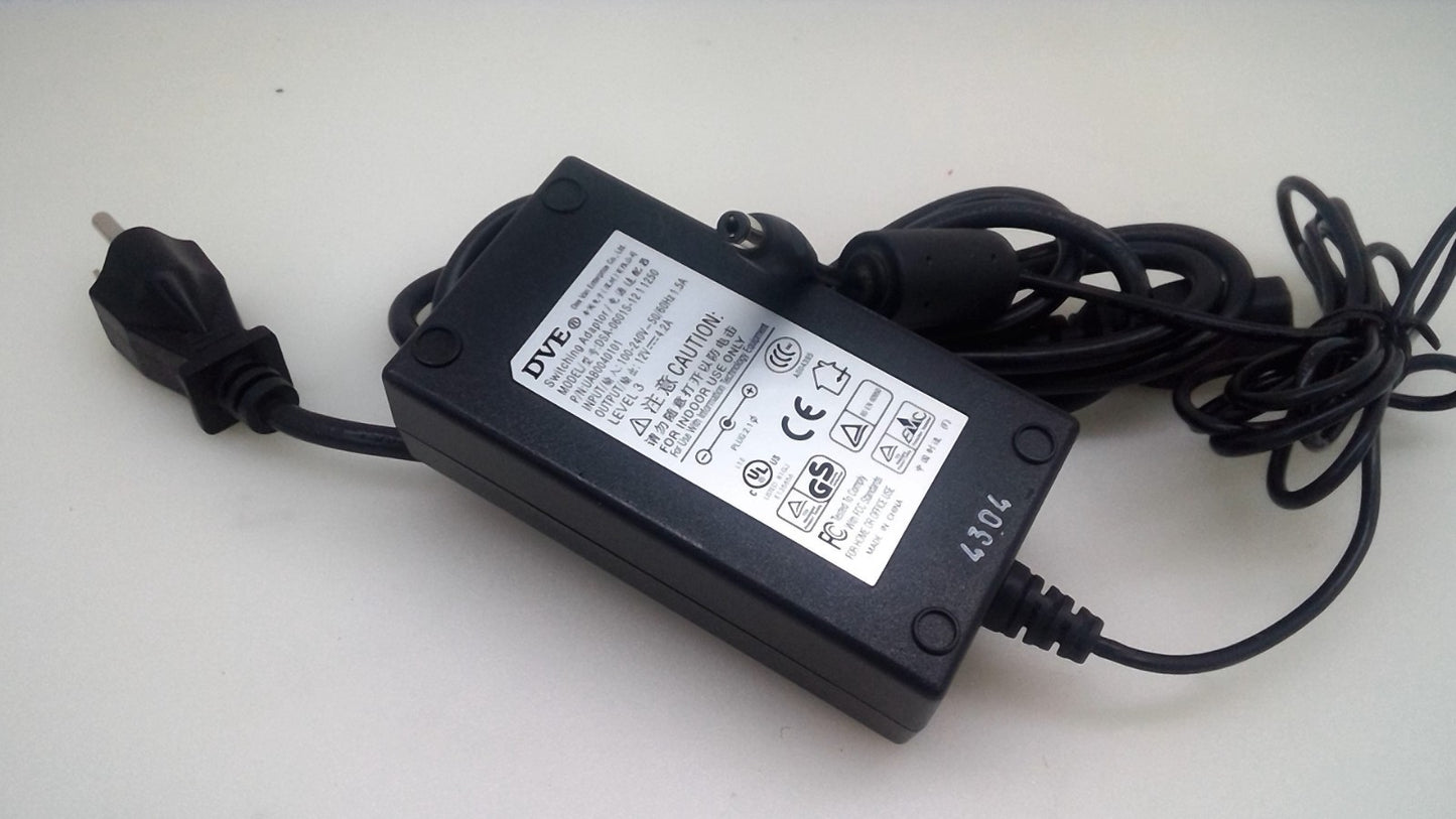 Genuine DVE DSA-0601S-12 1 1250 Switching Power Supply 12V 4.2A 50W