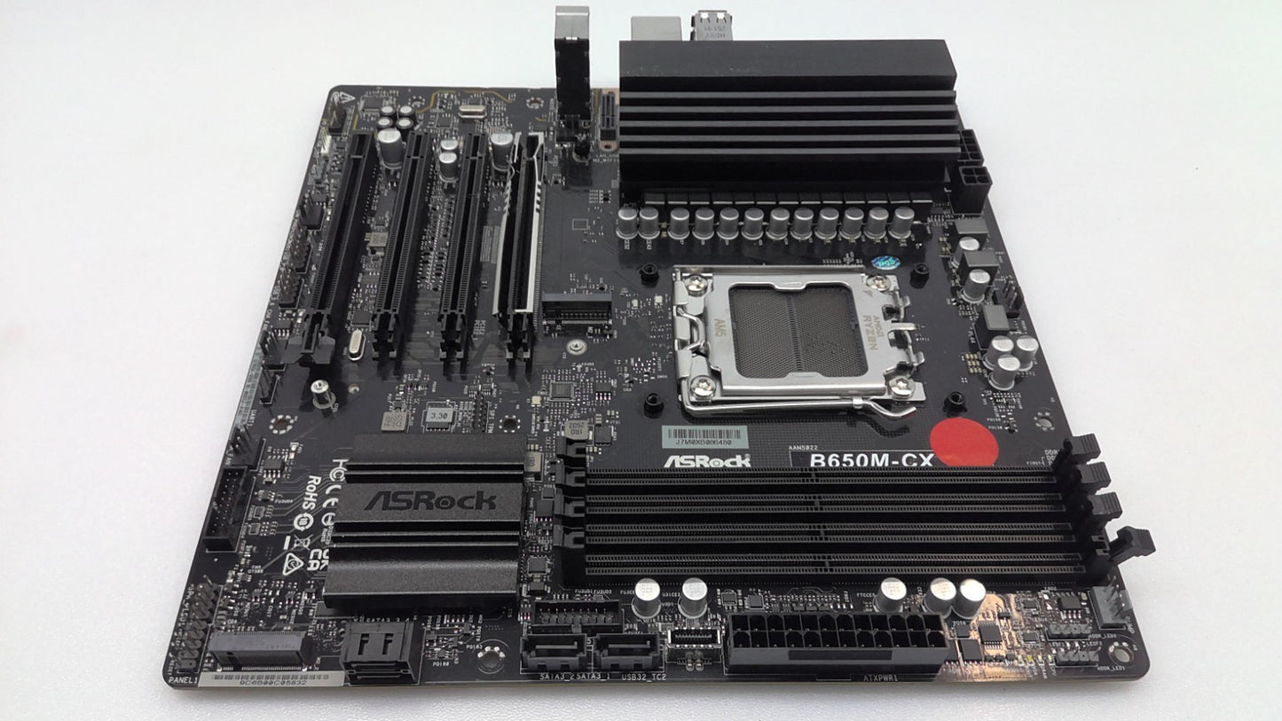 Lot of 3 *For Parts* ASRock B650M-CX micro ATX  AM5 Motherboard AMD No WIFI