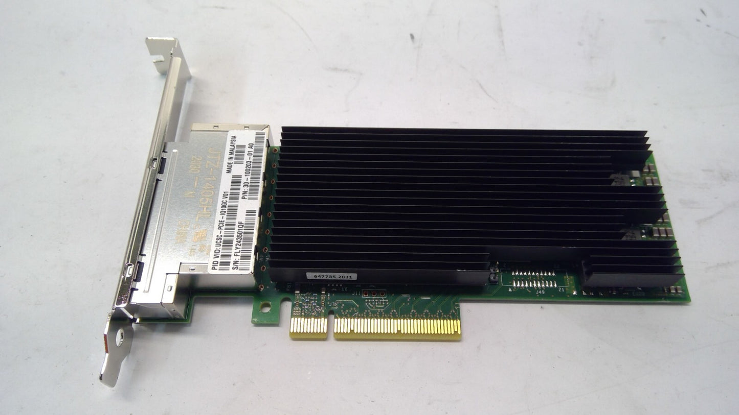 Cisco UCSC-PCIE-IQ10GC 10GbE 4-Ports SFP+ Network Card 30-100203-01 Intel X710