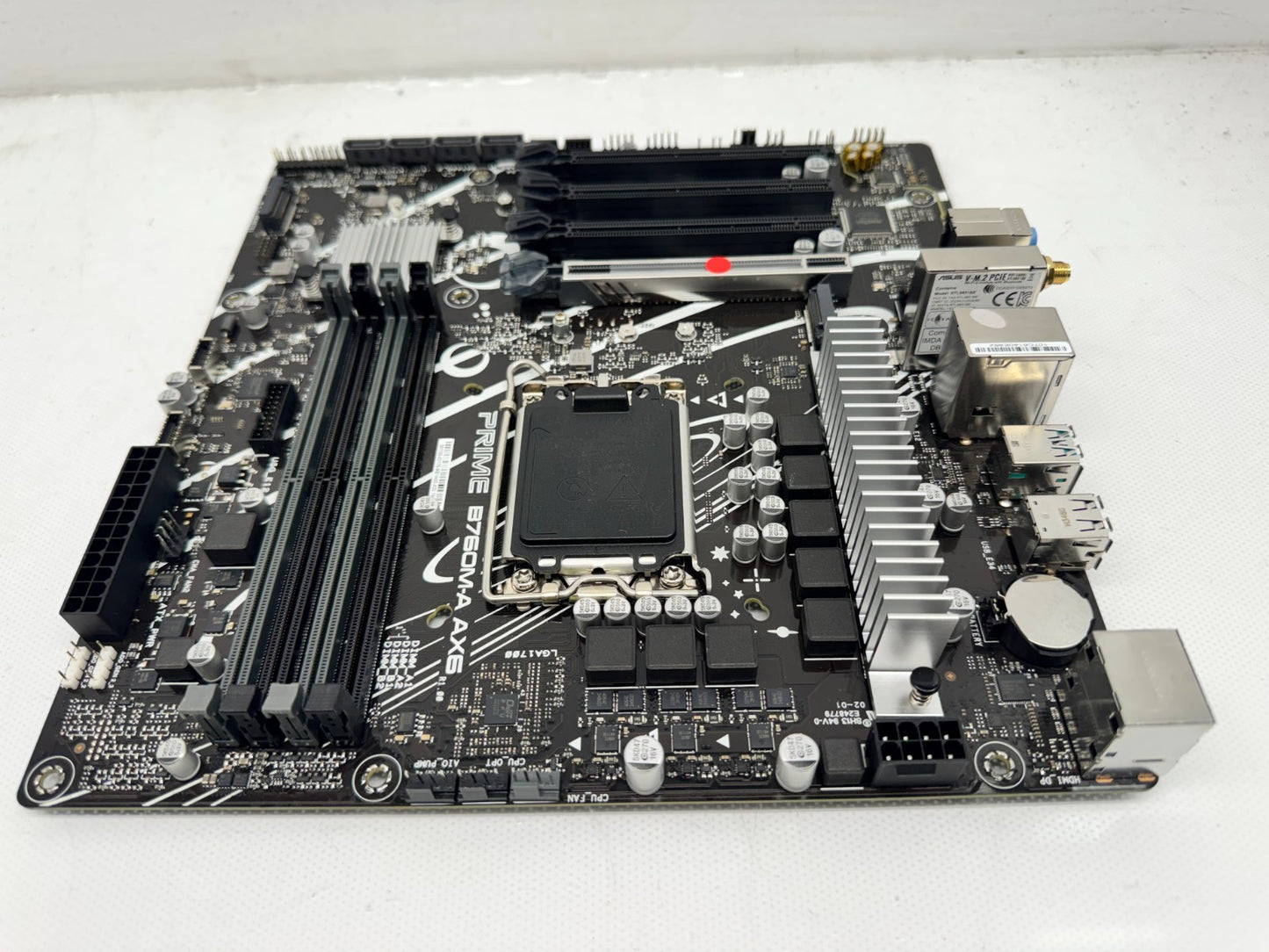 ASUS PRIME B760M-A AX 6 LGA 1700 Micro ATX motherboard **READ**