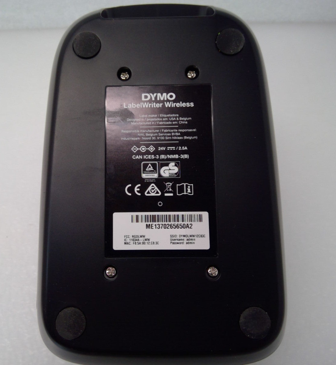 DYMO LabelWriter WIFI Wireless Label Printer W/AC &BOX