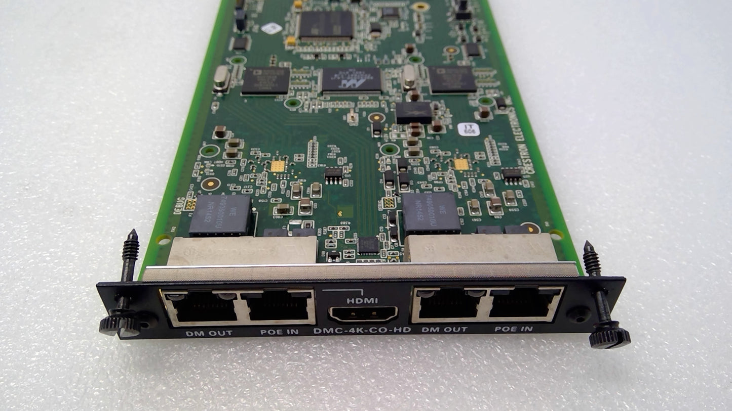 Crestron DMC-4K-CO-HD 4K DigitalMedia Card for DM Series Switchers HDMI POE