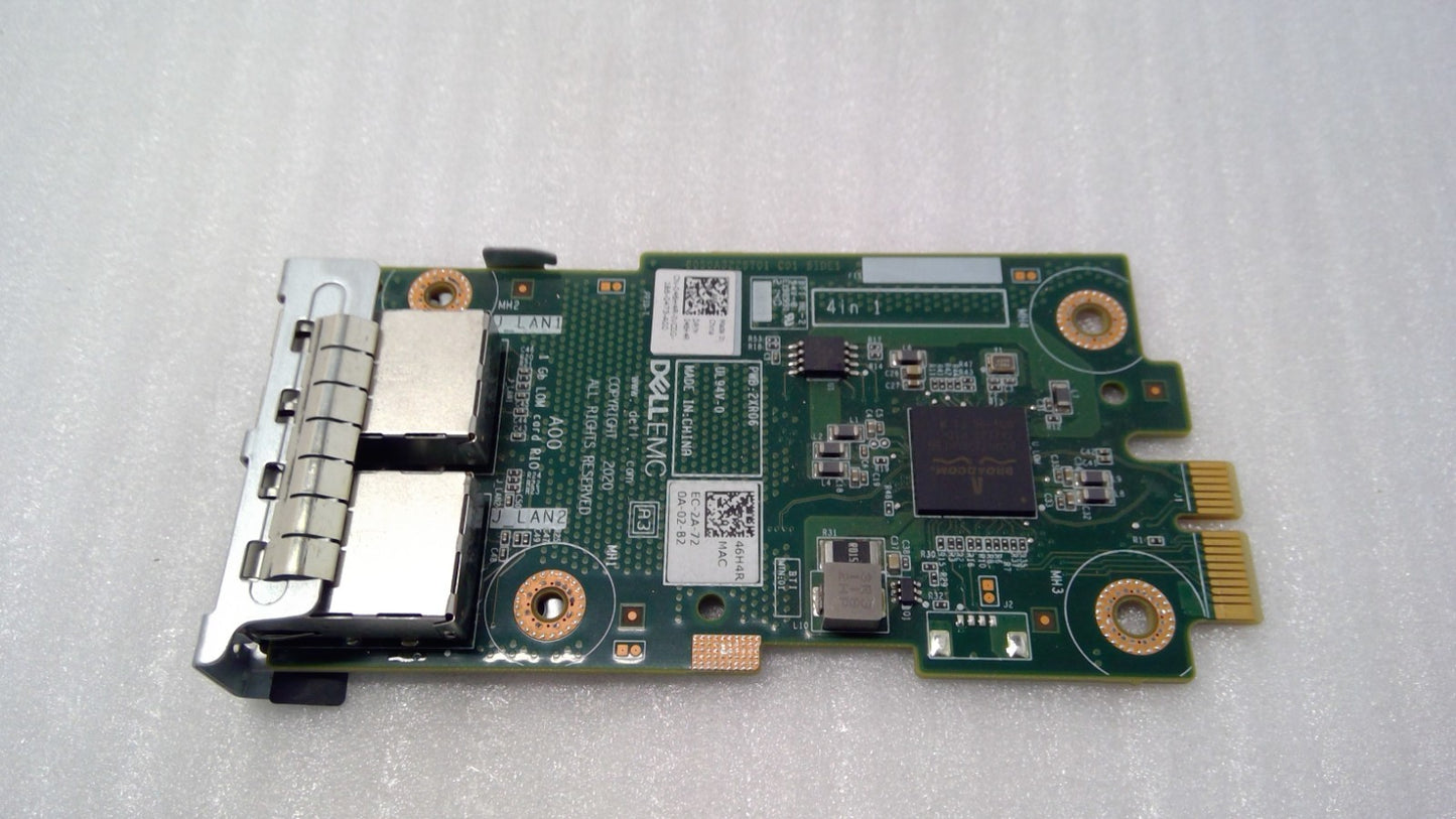 Dell 46H4R  2XR6 Inc Broadcom 1Gb Base-T Dual Port LOM Card For PowerEdge R750