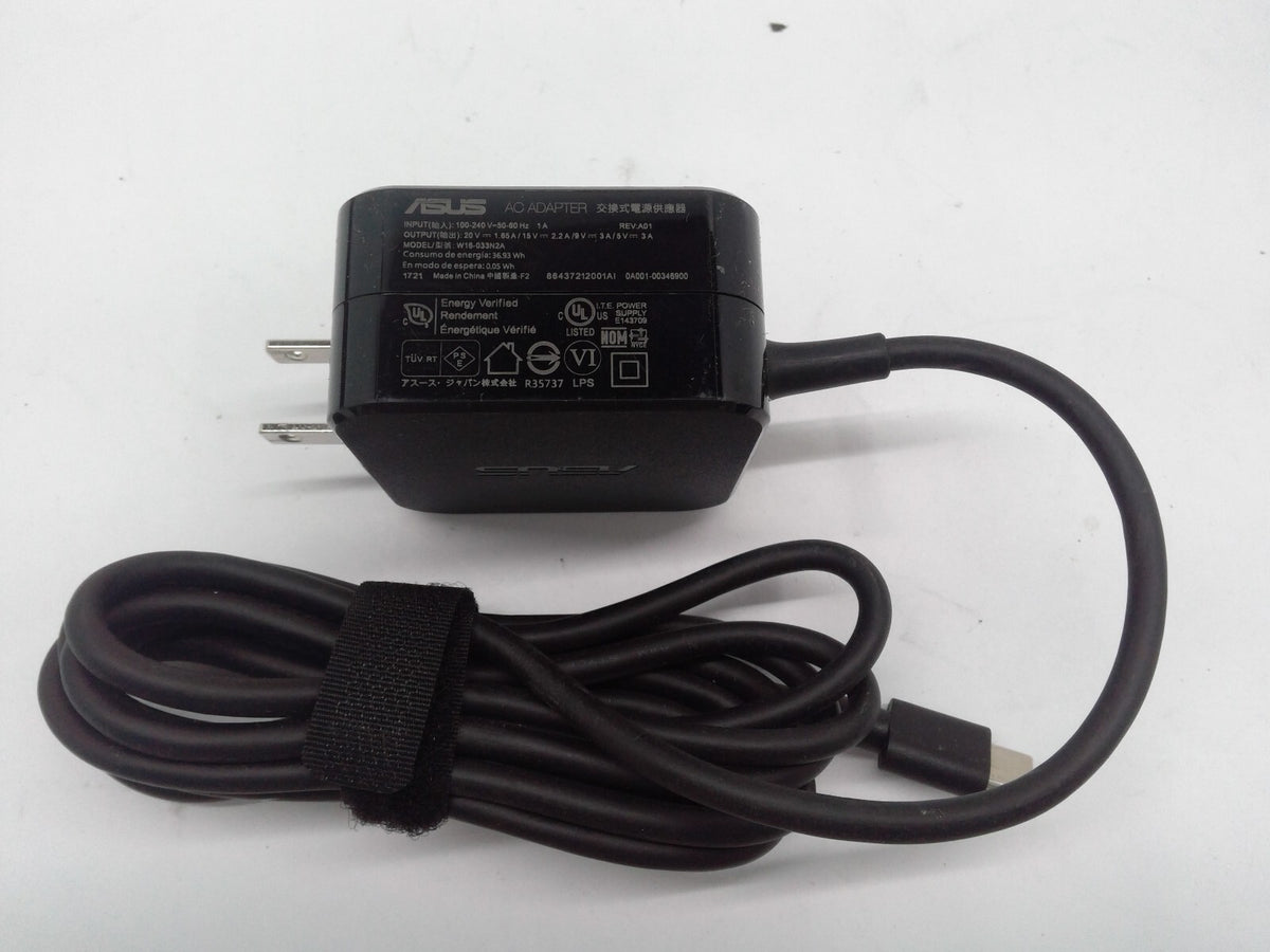 Asus 33W AC Adapter 20V 3A USB-C Charger ADP-33DW B Chromebook C223N C423N