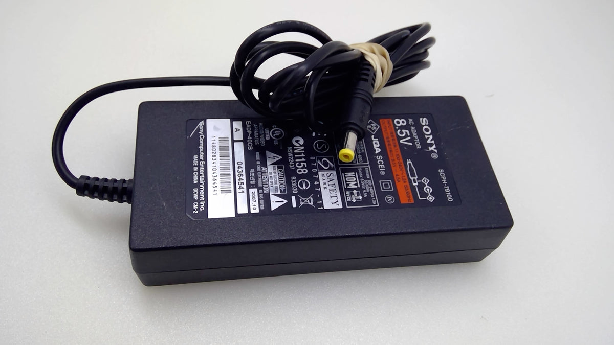 Sony SCPH-79100 PS2 Slim AC Adapter Charger 8.5V 4.5A EADP-40CB Power Supply