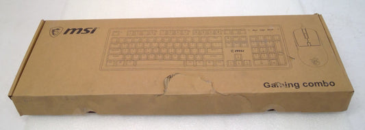NEW MSI Gaming Mouse and Keyboard combo S11-04US328-LAX,  (WHITE)