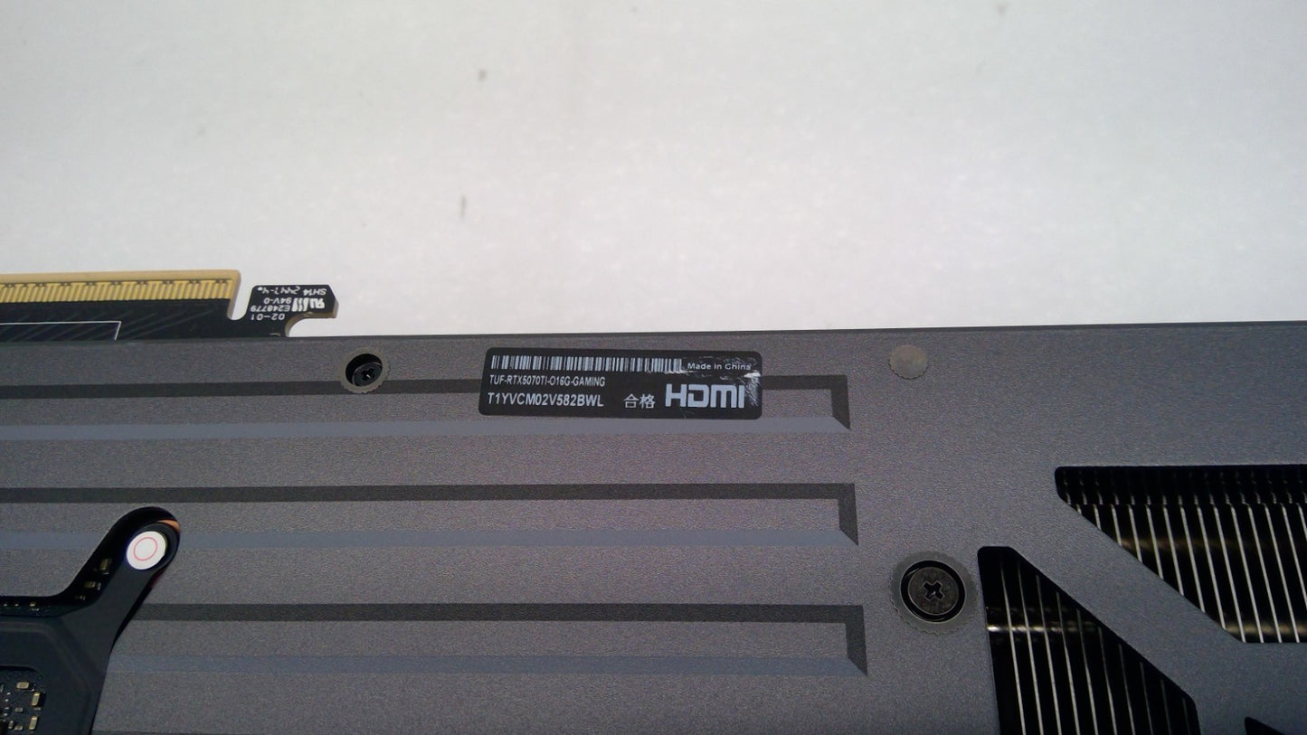 ASUS TUF Gaming NVIDIA GeForce RTX 5070 Ti 16GB GDDR7 Graphics Card-Not Working