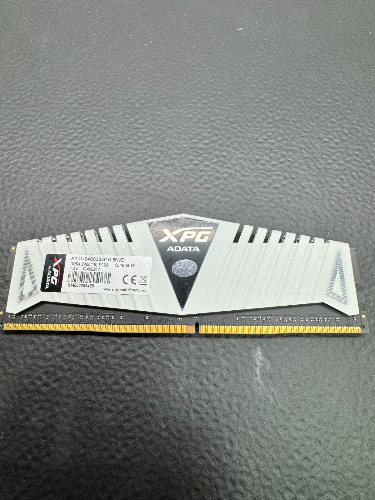 ADATA XPG 8GB (1x8GB) DDR4 2400MHz 8GX8 Ram Memory AX4U240038G16-BWZ