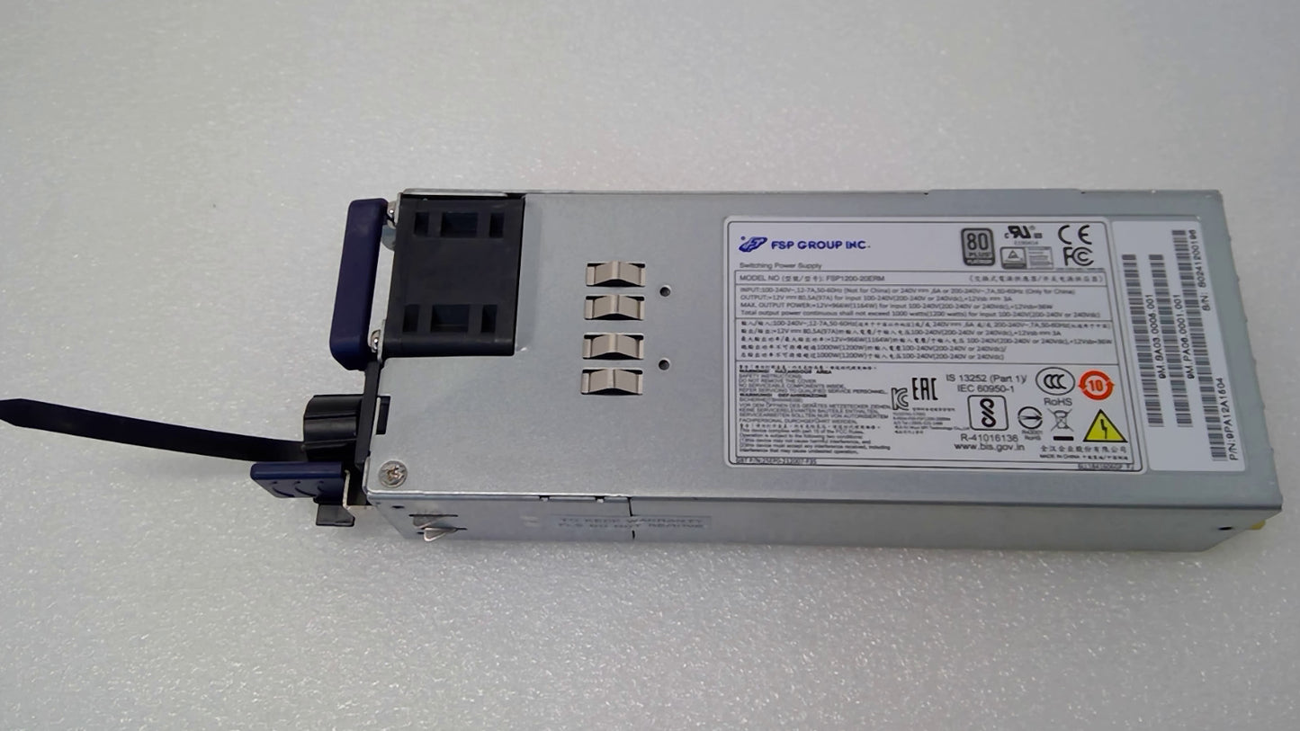 SFP Server Switching Power Supply FSP1200-20ERM 1200W kw