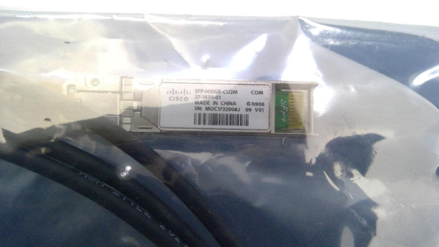 CISCO GENUINE SFP-H10GB-CU2M 10G SFP+ 2M 37-1430-01