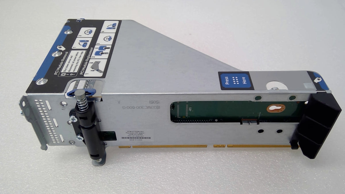 HPE 875058-001 HPE DL Gen10 x8/x16/x8 PCI Slot Riser Kit  869342-001