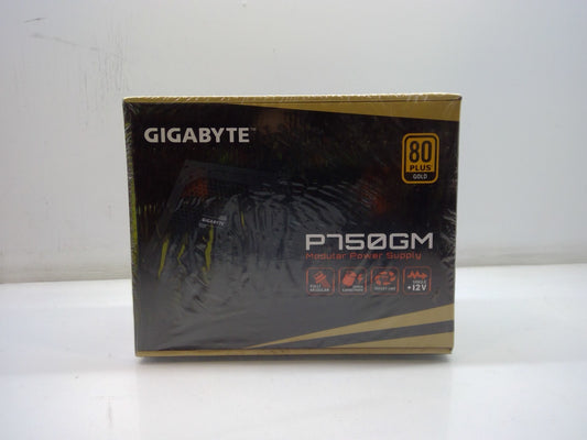 Gigabyte P750GM, 80 Plus Gold 750W, Modular, Smart Fan, Power Supply