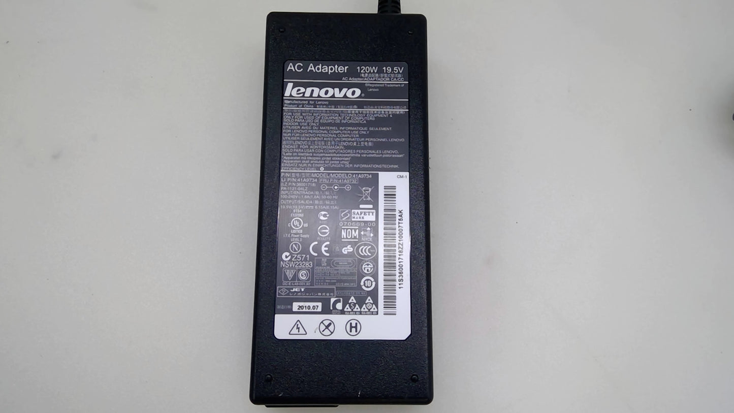 Genuine Lenovo 120W AC Adapter 41A9734 41A9732 19.5V 6.15A Red Tip