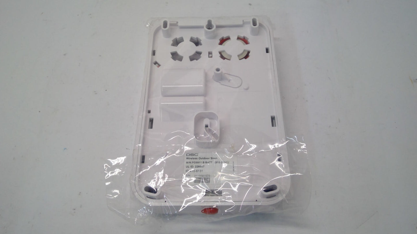 DSC PowerG PG9911B BATT PowerG Wireless Outdoor Siren With Battery