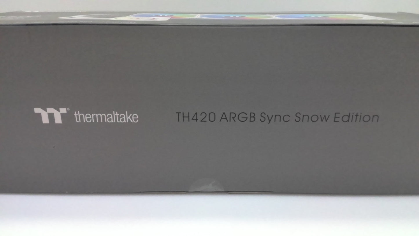 Thermaltake CL-W369-PL14SW-A TH420 ARGB Sync All-In-One Liquid Cooler Snow