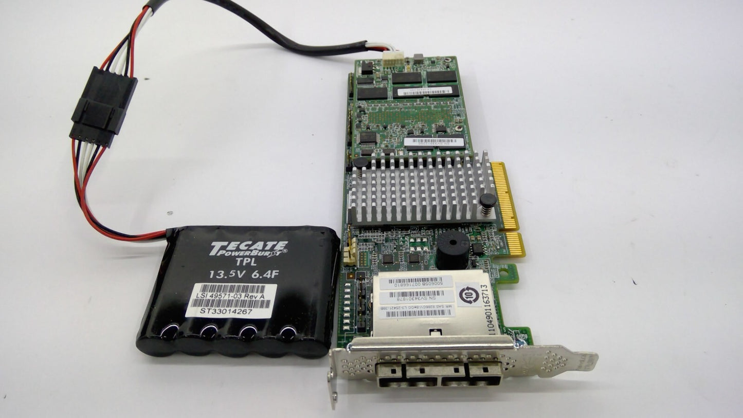 Dell 9286CV-8e MEGARAID SAS 8PORT 6GB PCIE3.0 1GB Controller Card HPDKH+G74XW