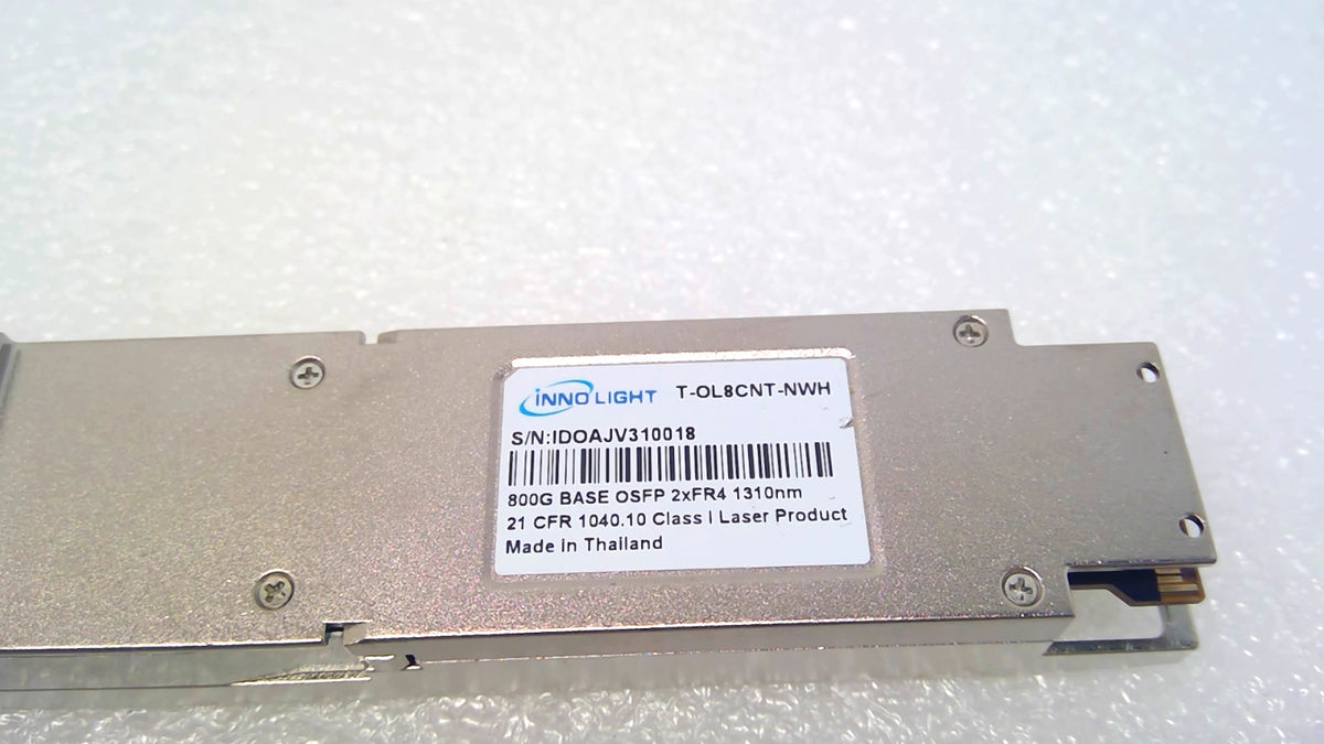 InnoLight T-OL8CNT-NWH 800G OSFP 2x400G FR4 2km Dual Duplex LC Optical Module