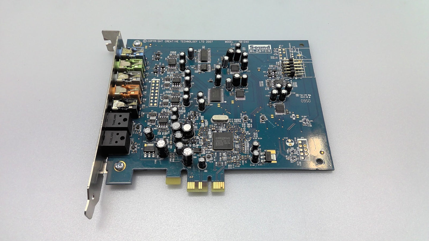 Creative Tech SB1040 PCI-E x1 Sound Blaster X-Fi Xtreme Audio 7.1 CH Sound Card