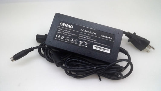 Genuine Senao 120W AC Power Adapter EA120-54-W Charger 54V 2.22A 4-Pin